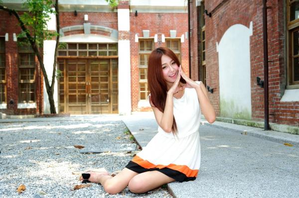    台湾正妹Winnie小雪/庄咏惠校园户外写真，清新甜美邻家女孩风范，治愈系唯美青春影像第41张图片