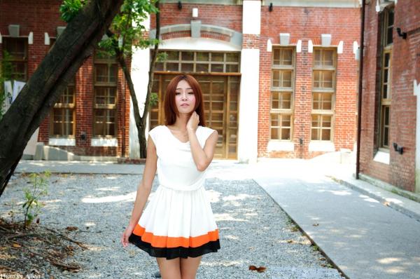    台湾正妹Winnie小雪/庄咏惠校园户外写真，清新甜美邻家女孩风范，治愈系唯美青春影像第71张图片