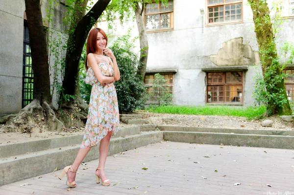    台湾正妹Winnie小雪/庄咏惠校园户外写真，清新甜美邻家女孩风范，治愈系唯美青春影像第88张图片