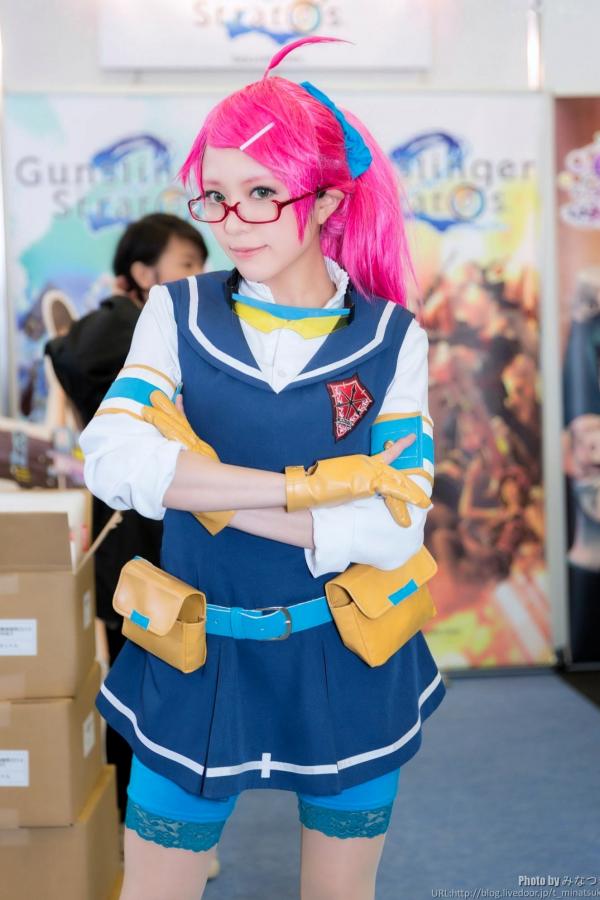    電撃文庫《春の祭典》COSPLAY动漫萌妹合集：日系清纯校服美少女角色扮演高清写真第56张图片