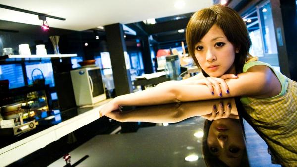    台湾正妹张凯洁果子MM台大外拍第2部 青春校园风格户外街拍写真集第9张图片