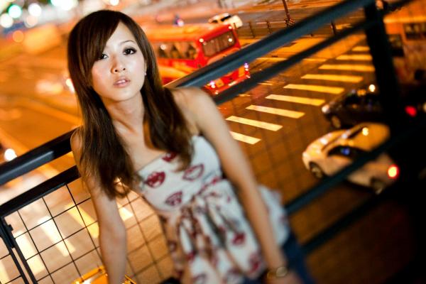    台湾正妹果子MM张允霏夜拍西门町街头时尚写真，甜美清纯展现都市街拍魅力第47张图片