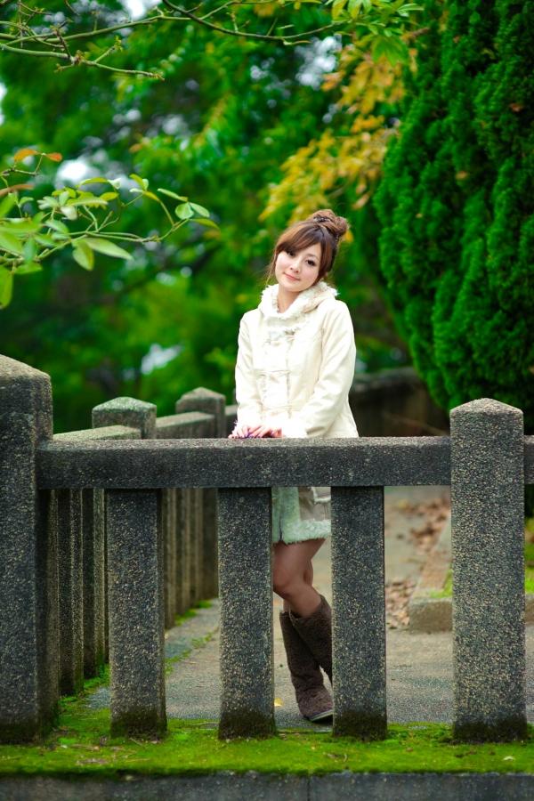    台湾正妹果子Mikako淡水外拍写真，清新甜美冬季穿搭尽显治愈系少女质感第82张图片