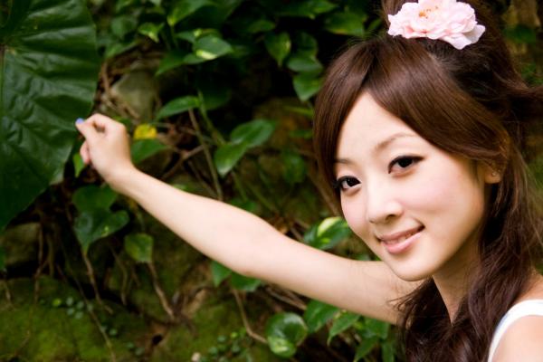    台湾正妹张凯洁/张允霏《士林官邸》清新户外外拍，自然园林间邻家女孩甜美时刻，高清人物写真摄影第37张图片