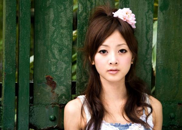    台湾正妹张凯洁/张允霏《士林官邸》清新户外外拍，自然园林间邻家女孩甜美时刻，高清人物写真摄影第83张图片