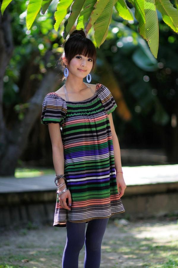    台湾正妹张凯洁（果子MM）士林官邸清新户外写真，展现灵动甜美少女范儿，高清图片集第13张图片