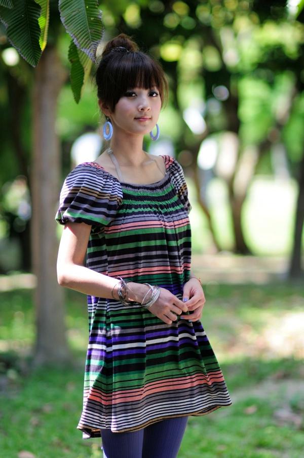    台湾正妹张凯洁（果子MM）士林官邸清新户外写真，展现灵动甜美少女范儿，高清图片集第17张图片