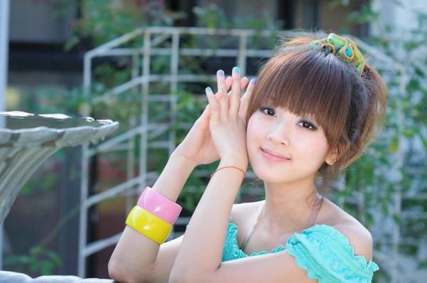    台湾正妹张凯洁（果子MM）士林官邸清新户外写真，展现灵动甜美少女范儿，高清图片集第51张图片