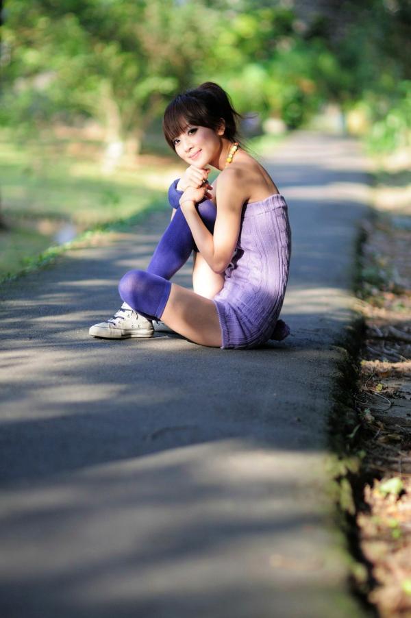    台湾正妹张凯洁（果子MM）士林官邸清新户外写真，展现灵动甜美少女范儿，高清图片集第62张图片