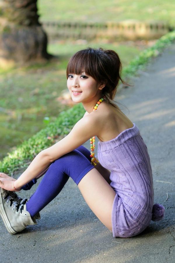    台湾正妹张凯洁（果子MM）士林官邸清新户外写真，展现灵动甜美少女范儿，高清图片集第73张图片