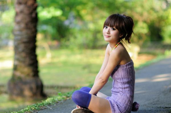    台湾正妹张凯洁（果子MM）士林官邸清新户外写真，展现灵动甜美少女范儿，高清图片集第74张图片