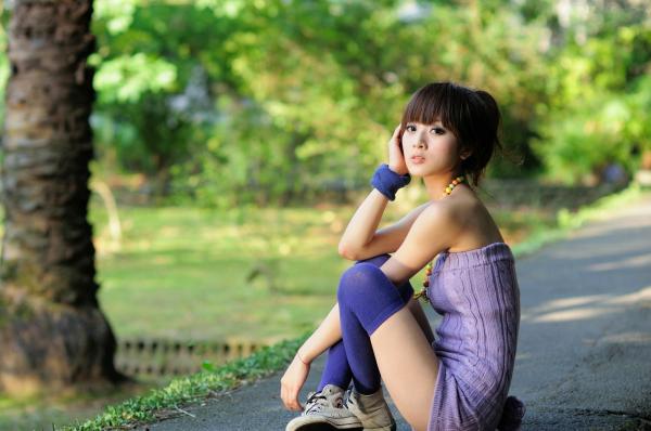    台湾正妹张凯洁（果子MM）士林官邸清新户外写真，展现灵动甜美少女范儿，高清图片集第75张图片