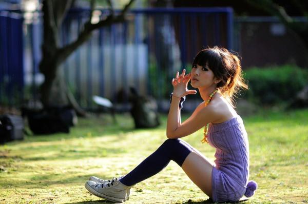    台湾正妹张凯洁（果子MM）士林官邸清新户外写真，展现灵动甜美少女范儿，高清图片集第77张图片