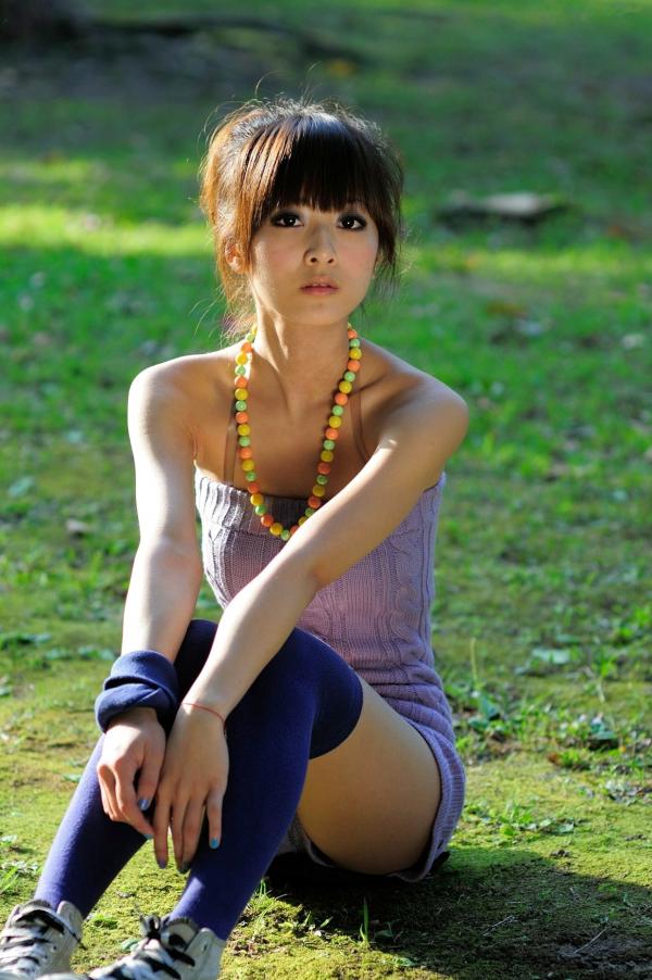    台湾正妹张凯洁（果子MM）士林官邸清新户外写真，展现灵动甜美少女范儿，高清图片集第78张图片