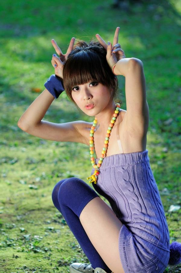    台湾正妹张凯洁（果子MM）士林官邸清新户外写真，展现灵动甜美少女范儿，高清图片集第85张图片
