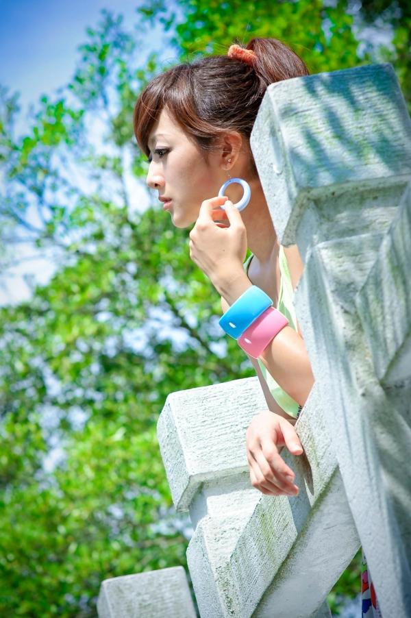    台湾正妹张凯洁大湖公园清新外拍写真_气质少女白裙唯美治愈系街拍第2张图片