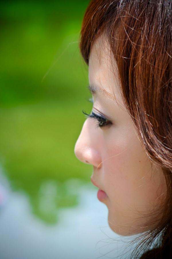    台湾正妹张凯洁大湖公园清新外拍写真_气质少女白裙唯美治愈系街拍第40张图片