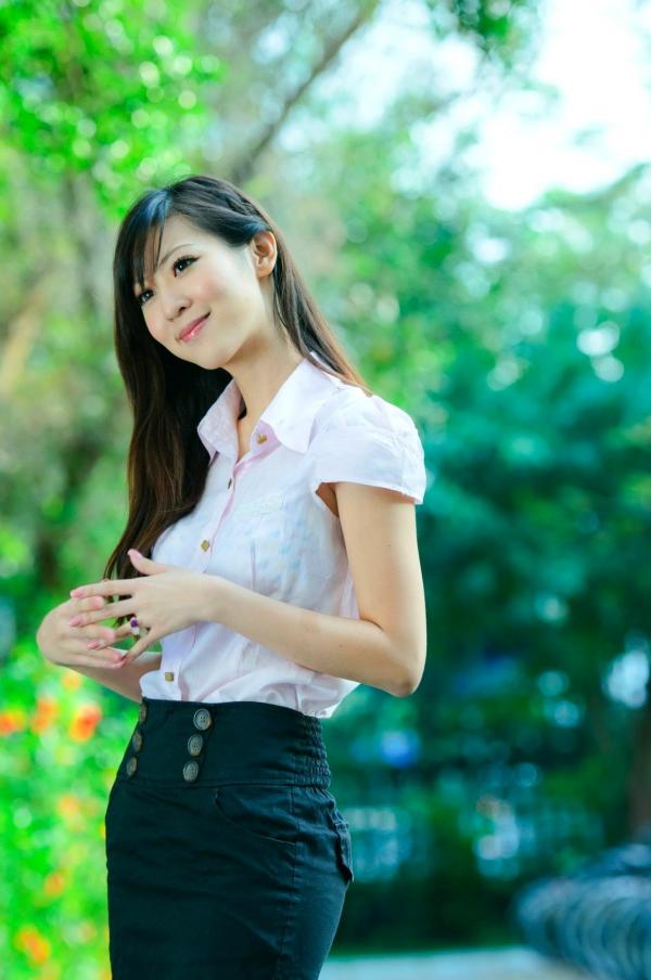    台湾女神韩雨洁Gennie清新唯美户外写真，甜美邻家风，治愈系生活外拍高清套图第5张图片