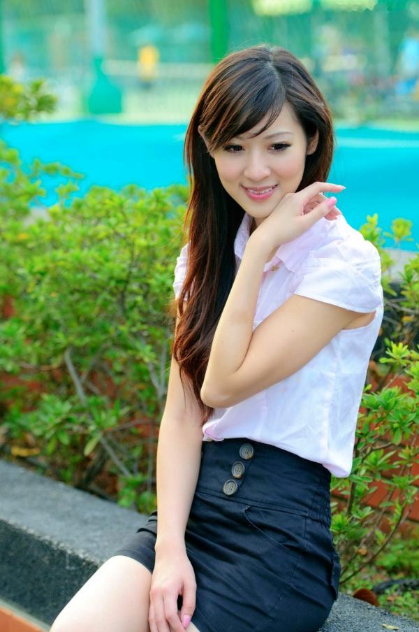    台湾女神韩雨洁Gennie清新唯美户外写真，甜美邻家风，治愈系生活外拍高清套图第11张图片