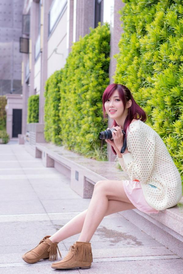    台湾正妹_台湾气质女神Kila晶晶/金允乔《美女摄影师》清新治愈系户外私房写真，少女感十足的旅拍漫时光第3张图片