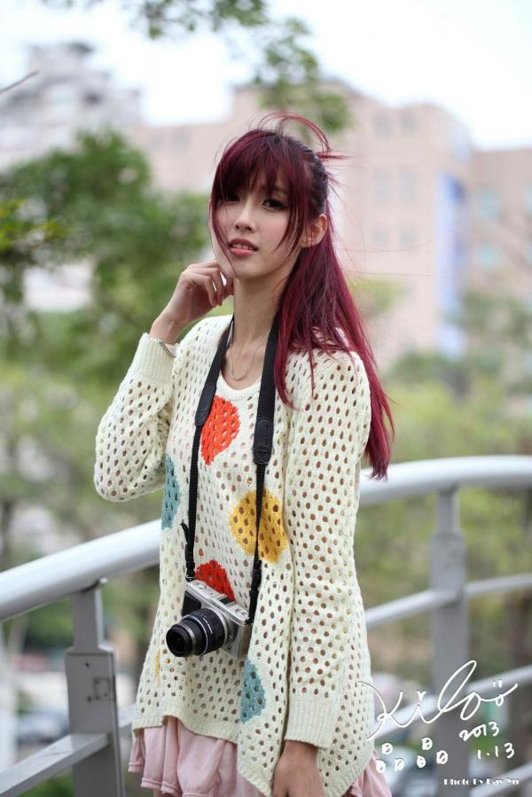    台湾正妹_台湾气质女神Kila晶晶/金允乔《美女摄影师》清新治愈系户外私房写真，少女感十足的旅拍漫时光第40张图片