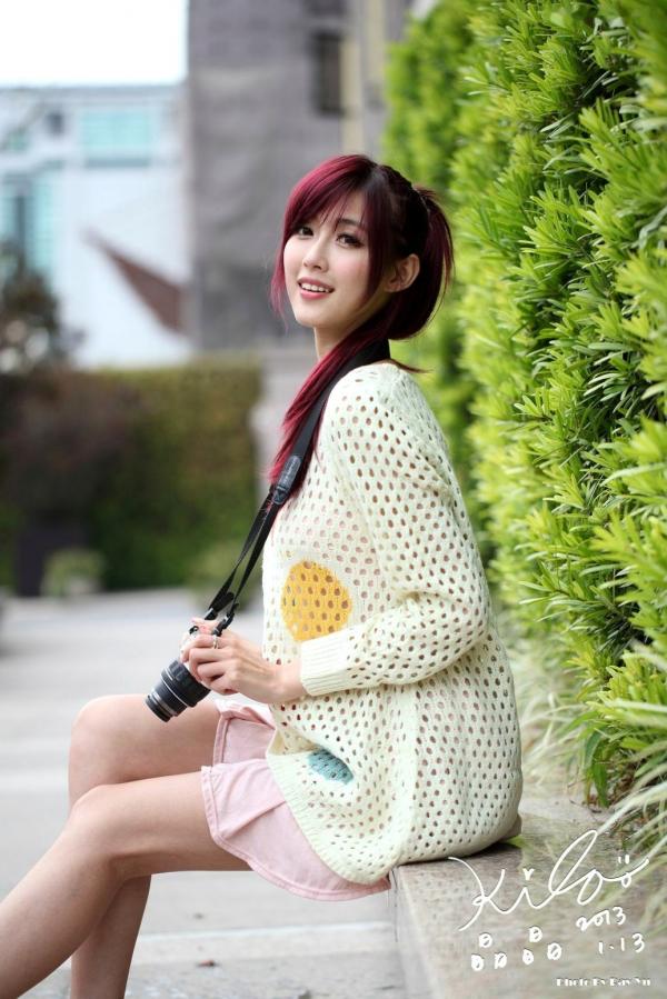    台湾正妹_台湾气质女神Kila晶晶/金允乔《美女摄影师》清新治愈系户外私房写真，少女感十足的旅拍漫时光第98张图片