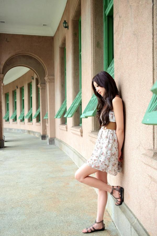    台湾正妹果子MM张允霏《水博馆》外拍集，清新治愈系邻家女孩户外写真第2张图片