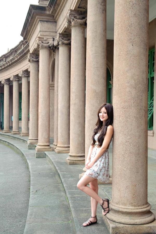    台湾正妹果子MM张允霏《水博馆》外拍集，清新治愈系邻家女孩户外写真第3张图片