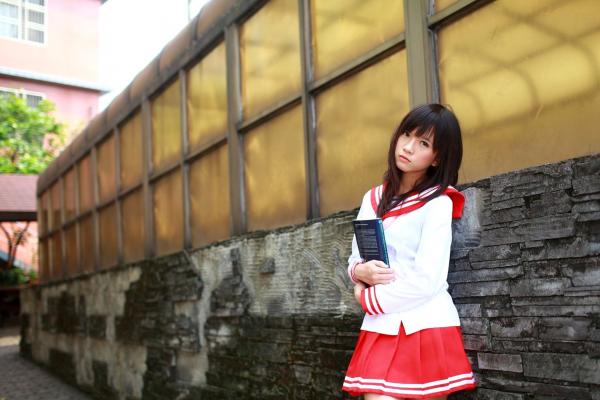    台湾正妹虞成敬清新校园风外拍写真，甜美校服穿搭，尽显治愈气息的邻家萌系美少女合集第23张图片