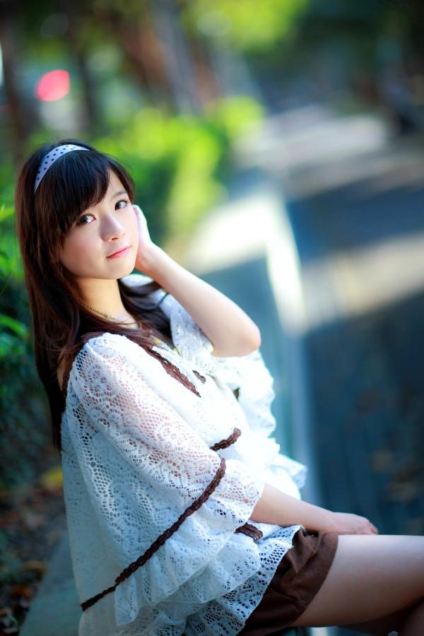    台湾正妹虞成敬清新校园风外拍写真，甜美校服穿搭，尽显治愈气息的邻家萌系美少女合集第26张图片