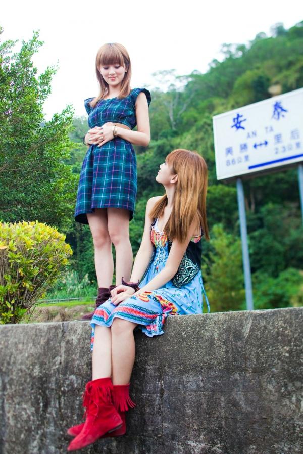    台湾正妹品果兔苗栗天空之城与泰安旧车站户外写真，文艺复古街拍，清新灵动气质女神个人摄影集第33张图片
