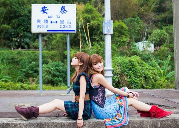    台湾正妹品果兔苗栗天空之城与泰安旧车站户外写真，文艺复古街拍，清新灵动气质女神个人摄影集第35张图片