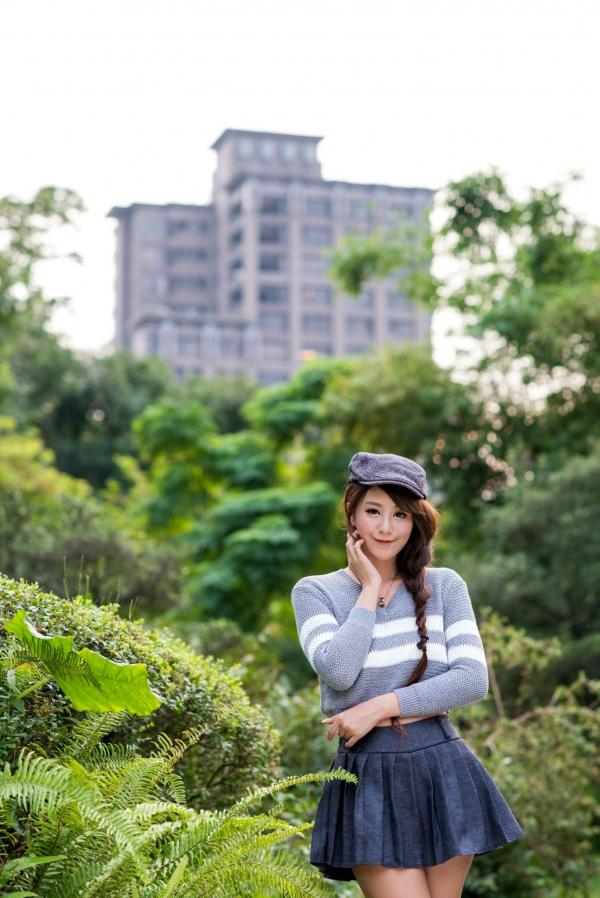   台湾女神MISO《秋之风》户外写真，清新甜美气质自然风情，精致面容演绎秋日治愈系美学第38张图片