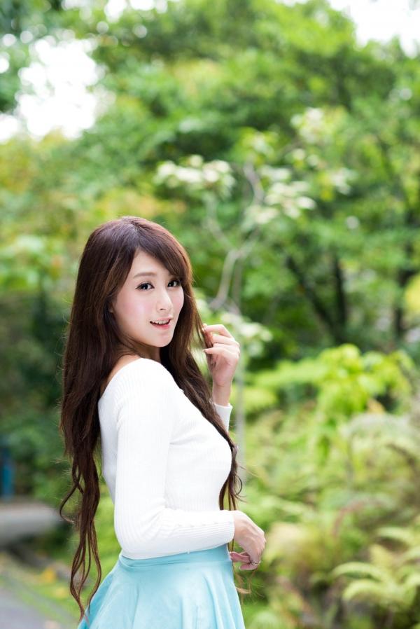    台湾女神MISO《秋之风》户外写真，清新甜美气质自然风情，精致面容演绎秋日治愈系美学第48张图片