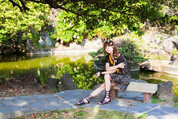    台湾正妹Mikako果子MM写真集，双溪公园士林官邸优雅外拍，百变气质女神甜美时尚私房照第45张图片