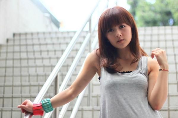    台湾正妹张允霏果子MM士林街头清新外拍，治愈系甜美夏日写真第25张图片