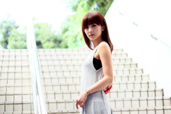    台湾正妹张允霏果子MM士林街头清新外拍，治愈系甜美夏日写真第32张图片