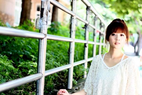    台湾正妹张允霏果子MM士林街头清新外拍，治愈系甜美夏日写真第161张图片