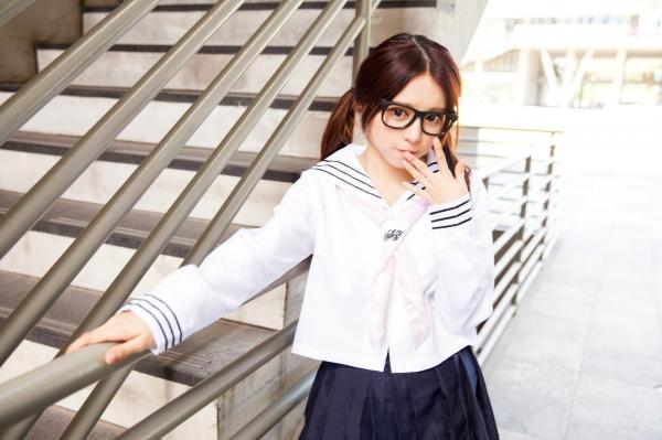    台湾正妹张齐郡JULIE《长筒袜校服少女》户外日系清新学生装写真集第9张图片