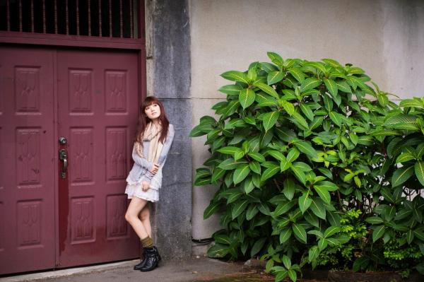    台湾模特林岗怡Didy小清新写真合集，森林系少女户外唯美连衣裙穿搭，治愈系气质女神街拍特辑第32张图片