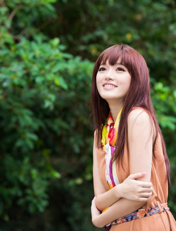    台湾模特林岗怡Didy小清新写真合集，森林系少女户外唯美连衣裙穿搭，治愈系气质女神街拍特辑第53张图片