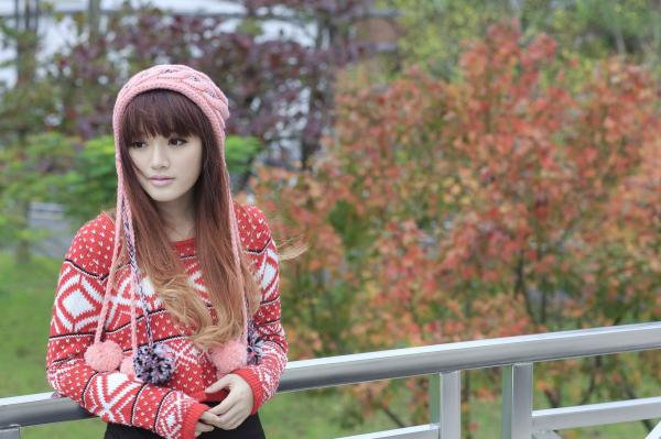    台湾模特林岗怡Didy小清新写真合集，森林系少女户外唯美连衣裙穿搭，治愈系气质女神街拍特辑第60张图片