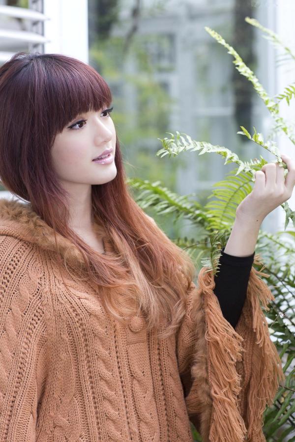    台湾模特林岗怡Didy小清新写真合集，森林系少女户外唯美连衣裙穿搭，治愈系气质女神街拍特辑第67张图片