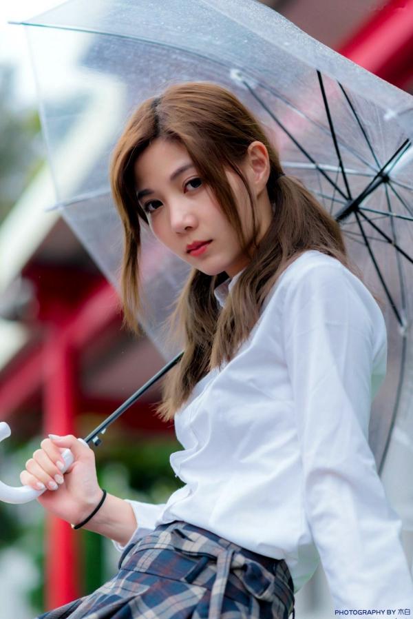    台湾正妹Dash Xu/許琬珍油厂国小校园写真：清纯校服制服风格，捕捉青春气息的初恋感第27张图片