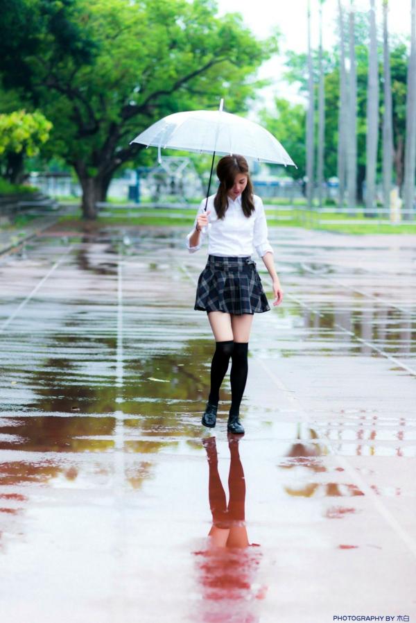    台湾正妹Dash Xu/許琬珍油厂国小校园写真：清纯校服制服风格，捕捉青春气息的初恋感第30张图片