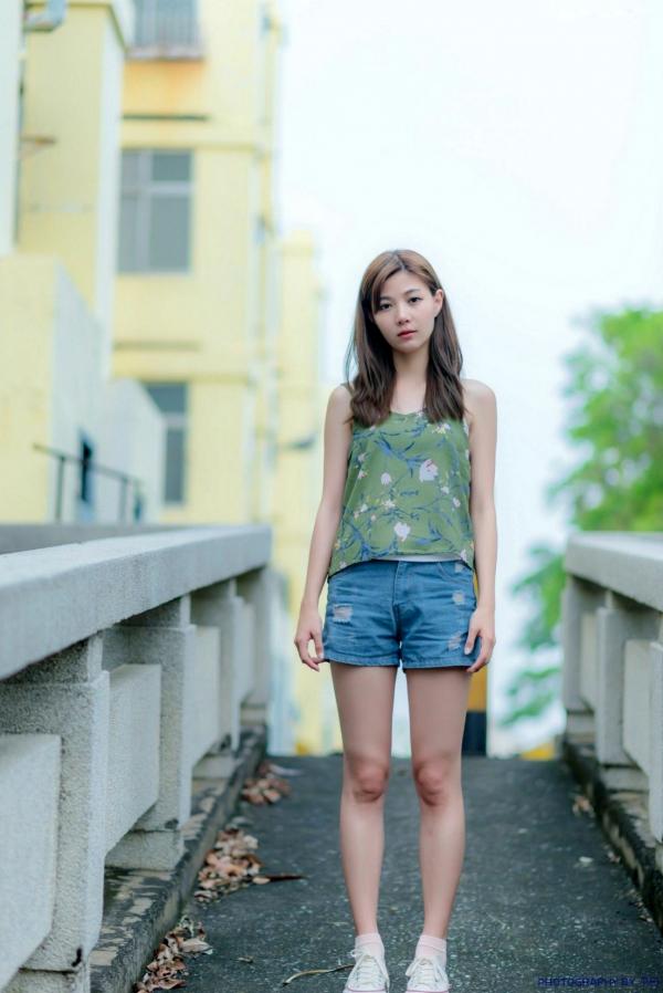    台湾正妹Dash Xu/許琬珍油厂国小校园写真：清纯校服制服风格，捕捉青春气息的初恋感第60张图片