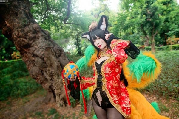    台湾正妹_ 阿璃 LOL英雄联盟 Cosplay写真：新春古风旗袍野性诱惑[21P]第6张图片