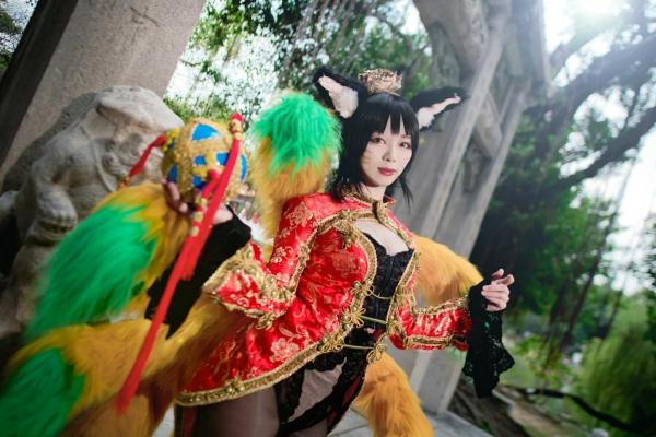    台湾正妹_ 阿璃 LOL英雄联盟 Cosplay写真：新春古风旗袍野性诱惑[21P]第15张图片