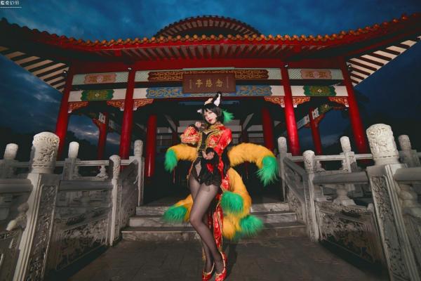    台湾正妹_ 阿璃 LOL英雄联盟 Cosplay写真：新春古风旗袍野性诱惑[21P]第19张图片