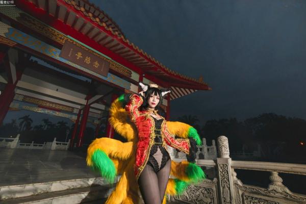    台湾正妹_ 阿璃 LOL英雄联盟 Cosplay写真：新春古风旗袍野性诱惑[21P]第20张图片